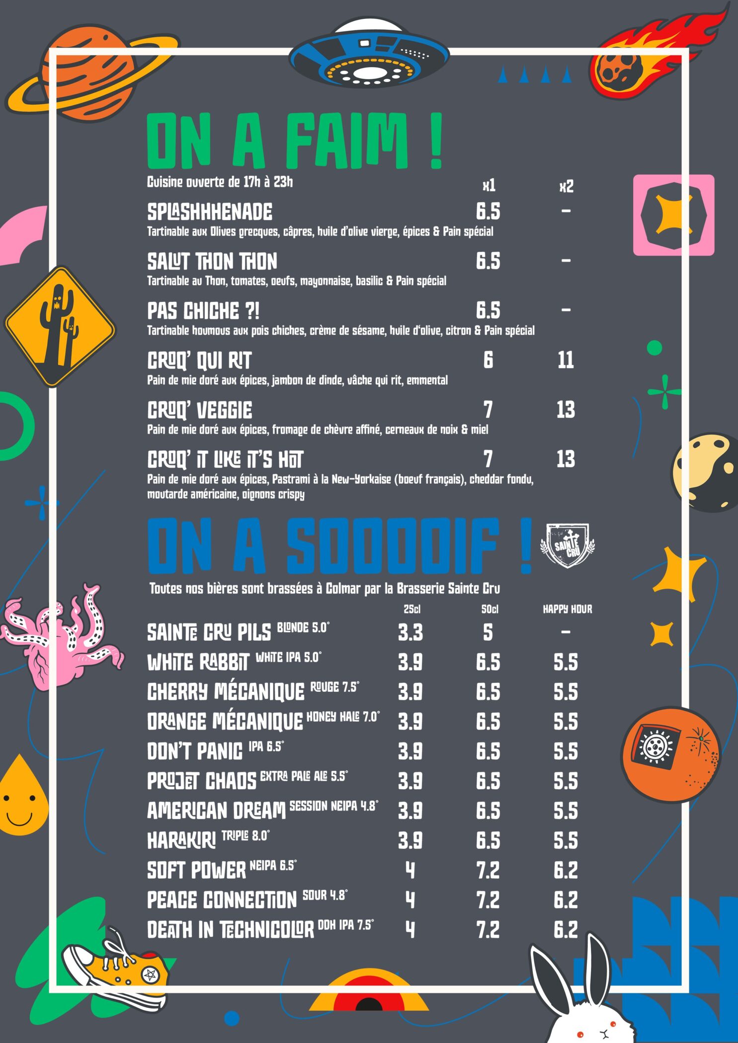 Splashhh Carte Finger Food